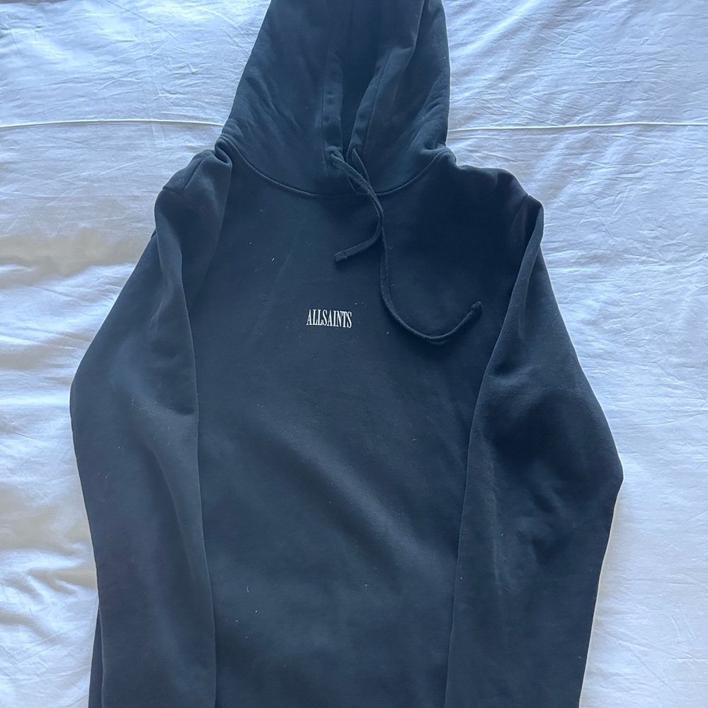 Men’s Black All Saints Logo Hoodie - Size Large